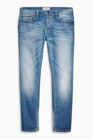 Bright Blue Jeans With Stretch